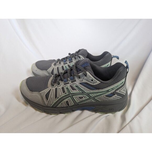 Asics Womens Gel Venture 7 Gray Running Trail Shoes Sneakers Size 7 - Picture 1 of 7